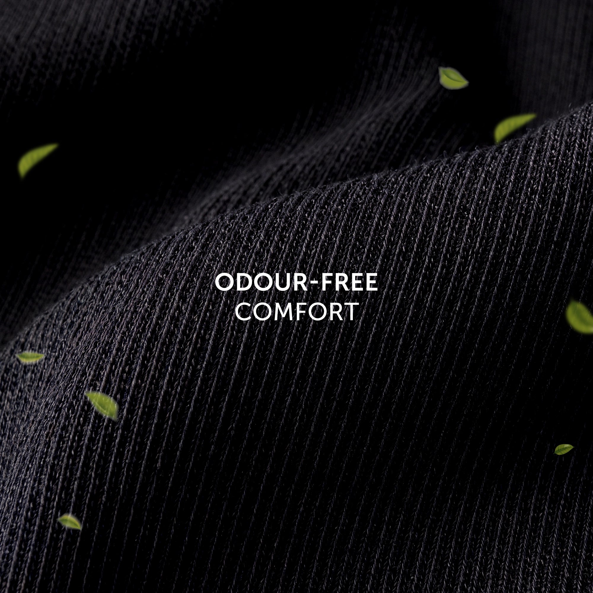 Crew-Length Socks - Pitch Black