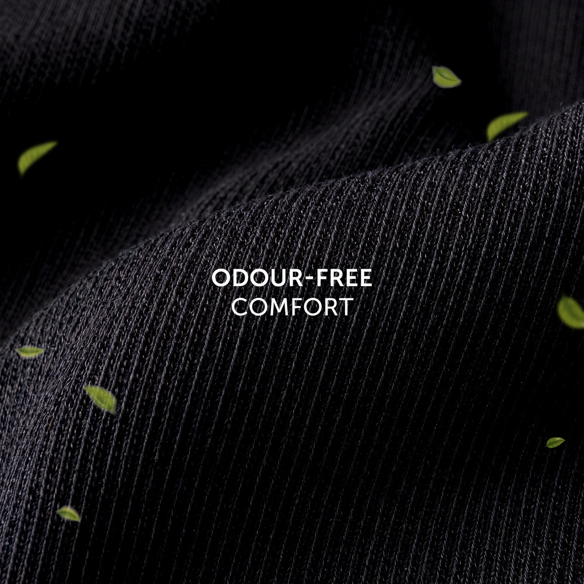 Crew-Length Socks - Pitch Black