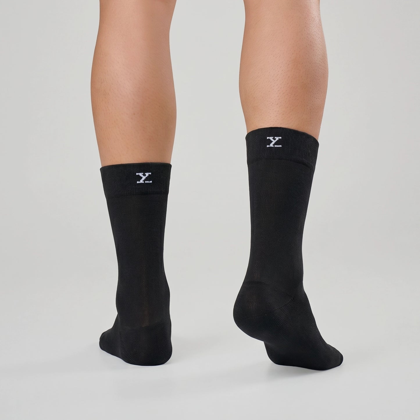 Crew-Length Socks - Pitch Black