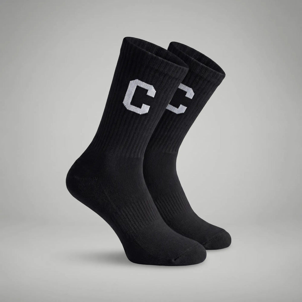 Crew Calf Length Socks - Ink Black