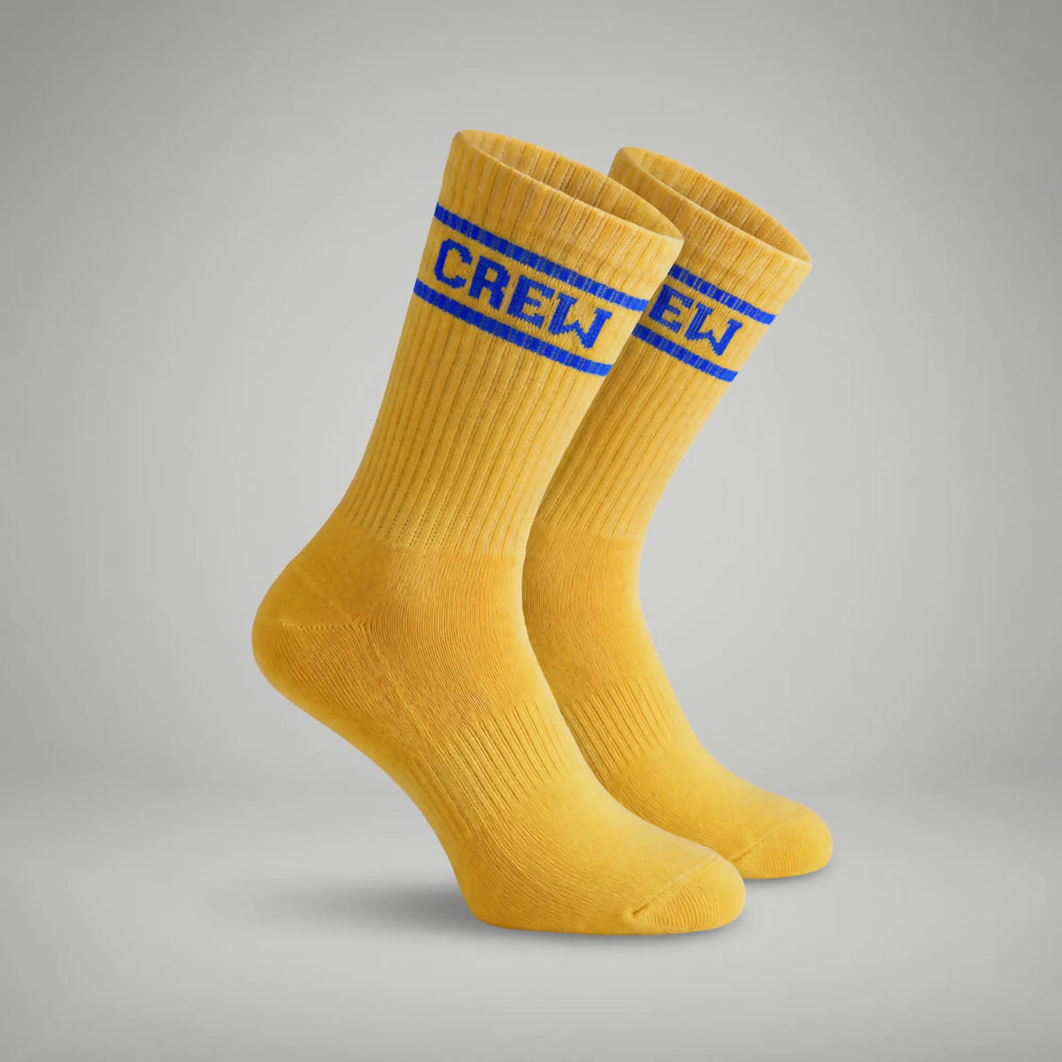 Crew Calf Length Socks - University Yellow