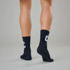 Crew Calf Length Socks - Ink Black