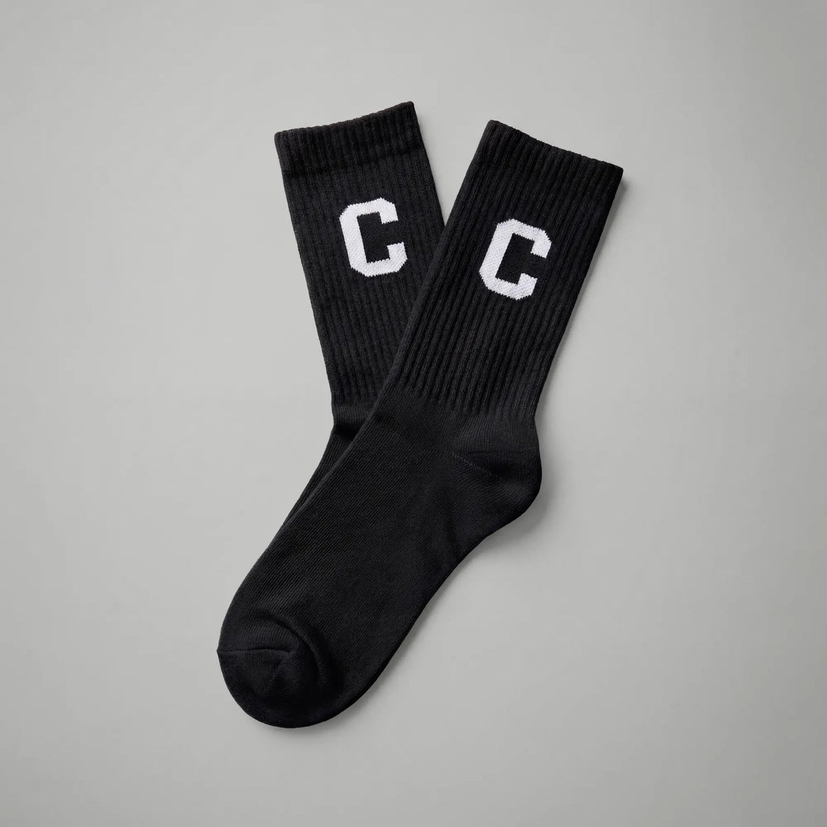 Crew Calf Length Socks - Ink Black