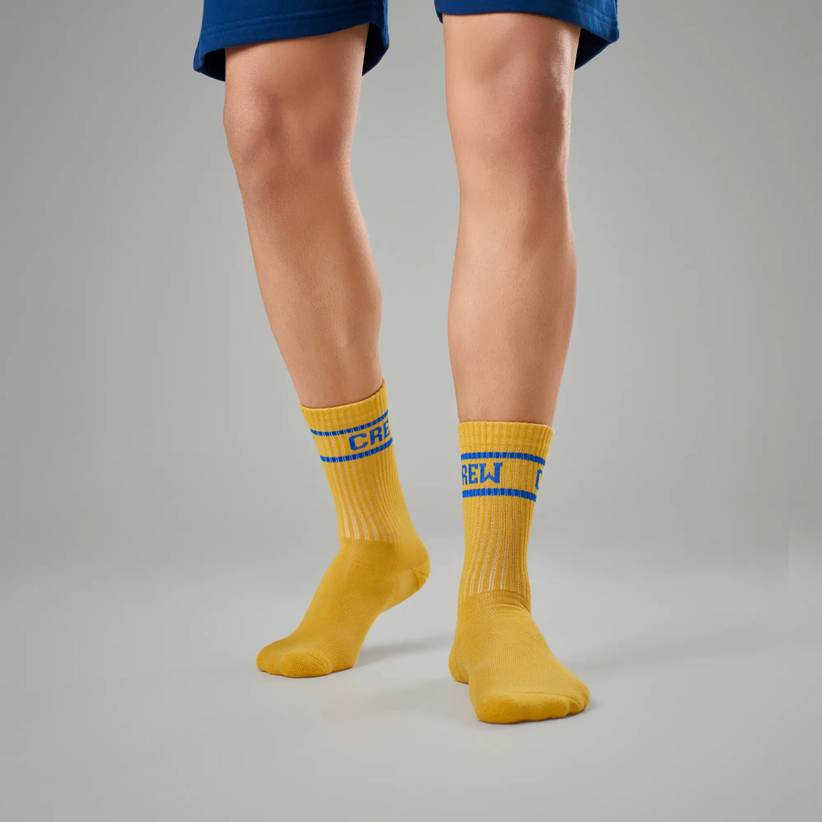 Crew Calf Length Socks - University Yellow