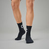 Crew Calf Length Socks - Ink Black