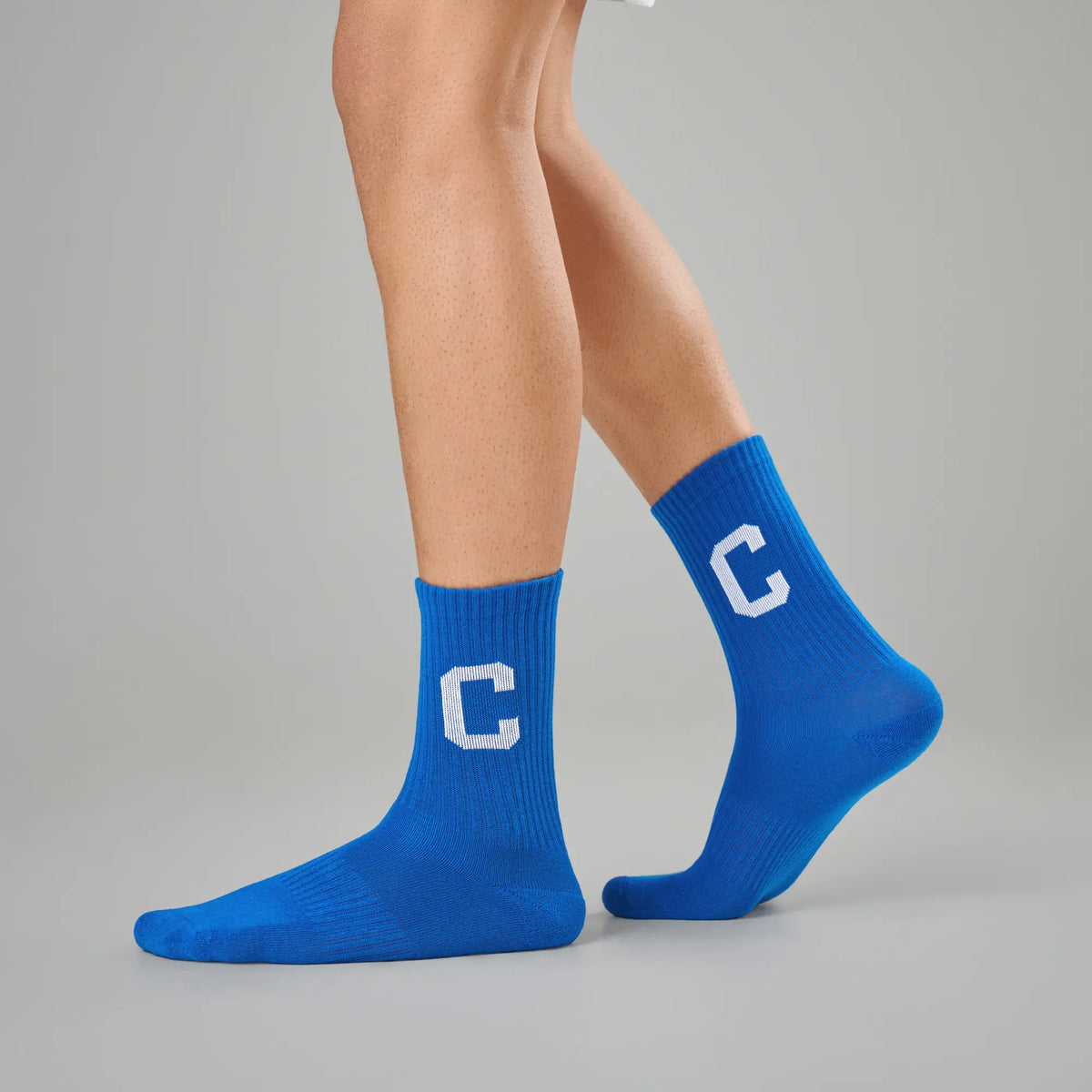 Crew Calf Length Socks - Varsity Blue