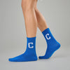 Crew Calf Length Socks - Varsity Blue