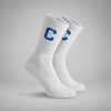 Crew Calf Length Socks - Victory White