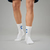 Crew Calf Length Socks - Victory White
