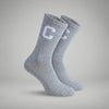 Crew Calf Length Socks - Concrete Grey