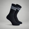 Crew Calf Length Socks - Ink Black
