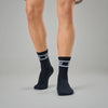 Crew Calf Length Socks - Ink Black