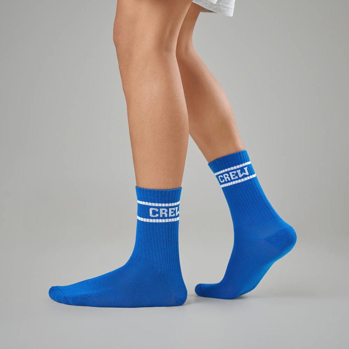 Crew Calf Length Socks - Varsity Blue