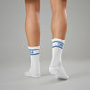 Crew Calf Length Socks - Victory White