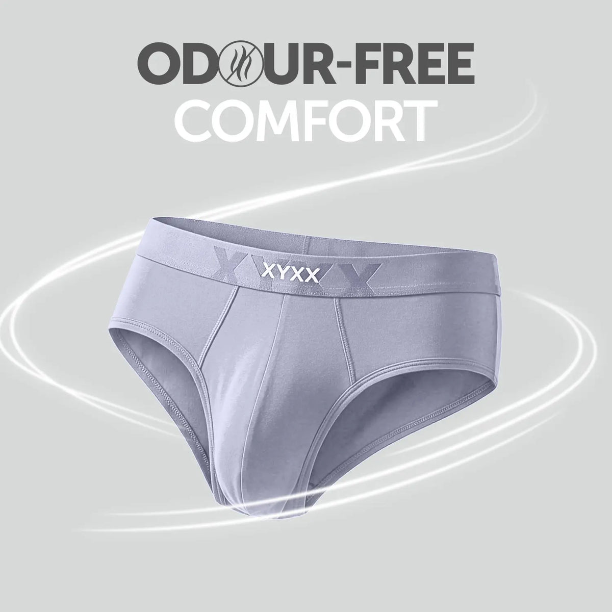 Element Cotton Stretch Briefs For Men Ash Grey
