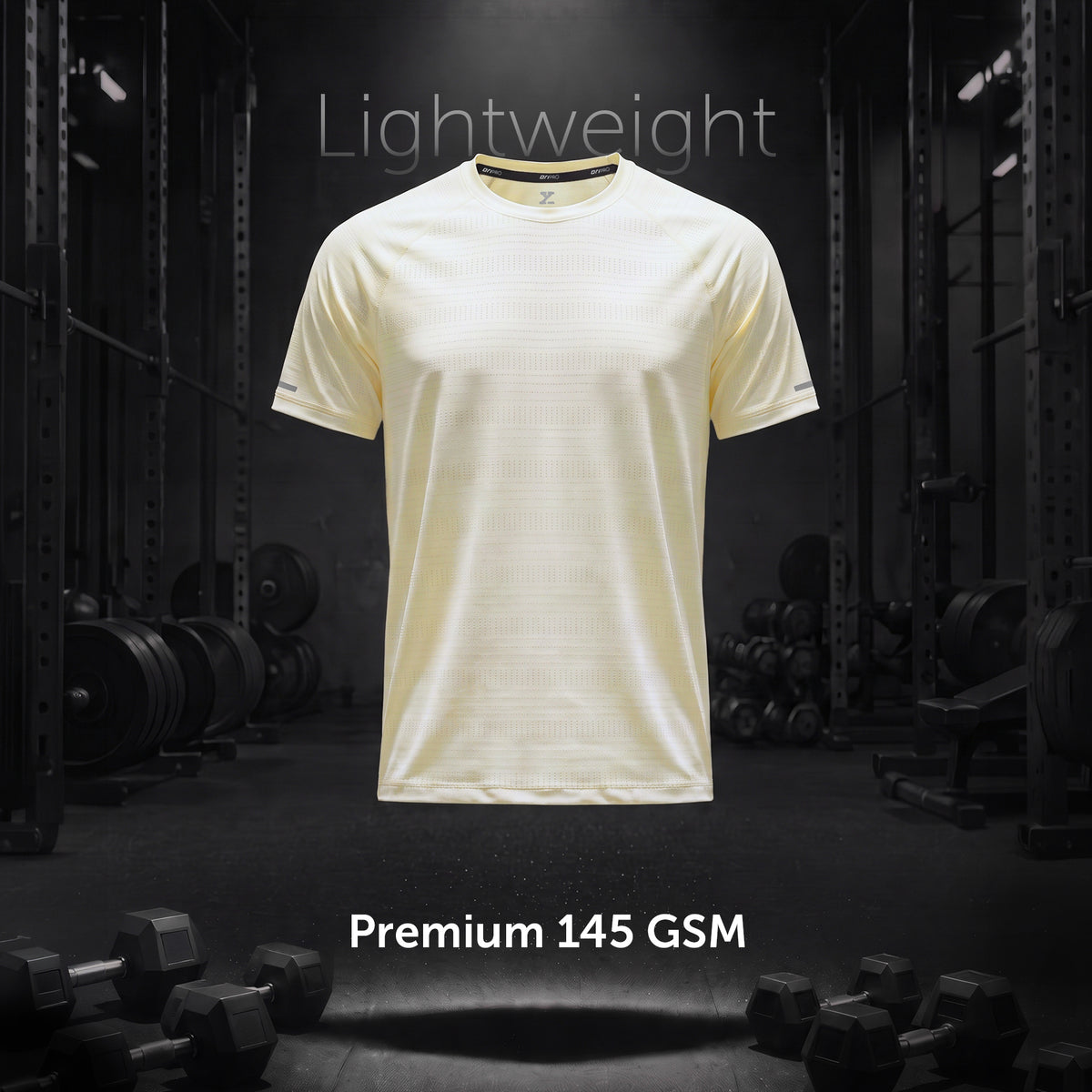 Quick-Dry Raglan T-shirt - Almond White
