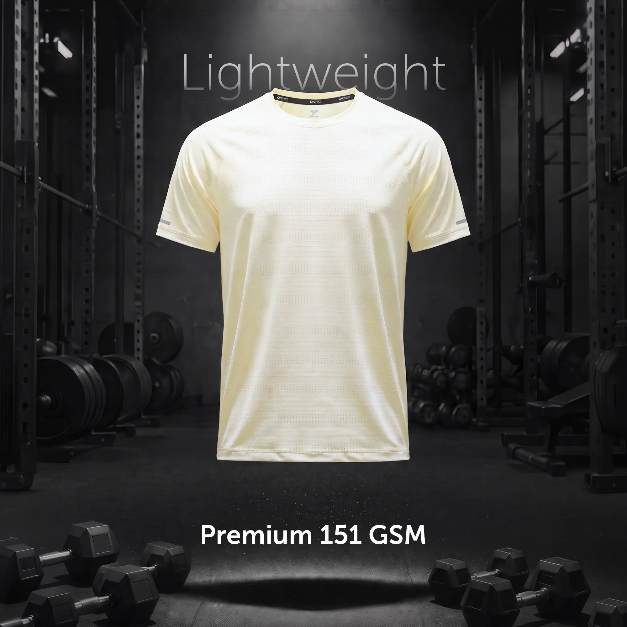 Quick-Dry Raglan T-shirt - Almond White