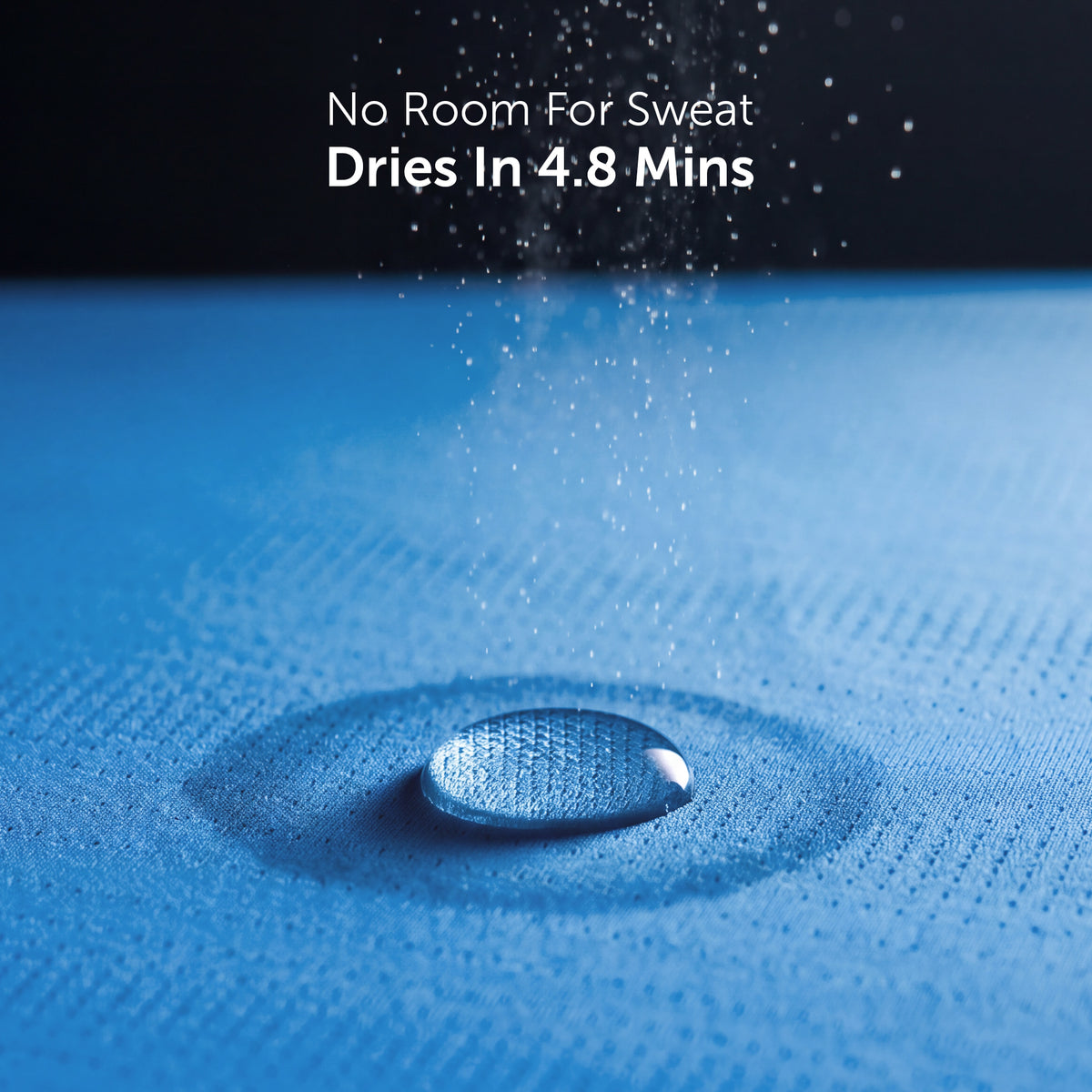 Quick-Dry Raglan T-shirt -  Azure Blue