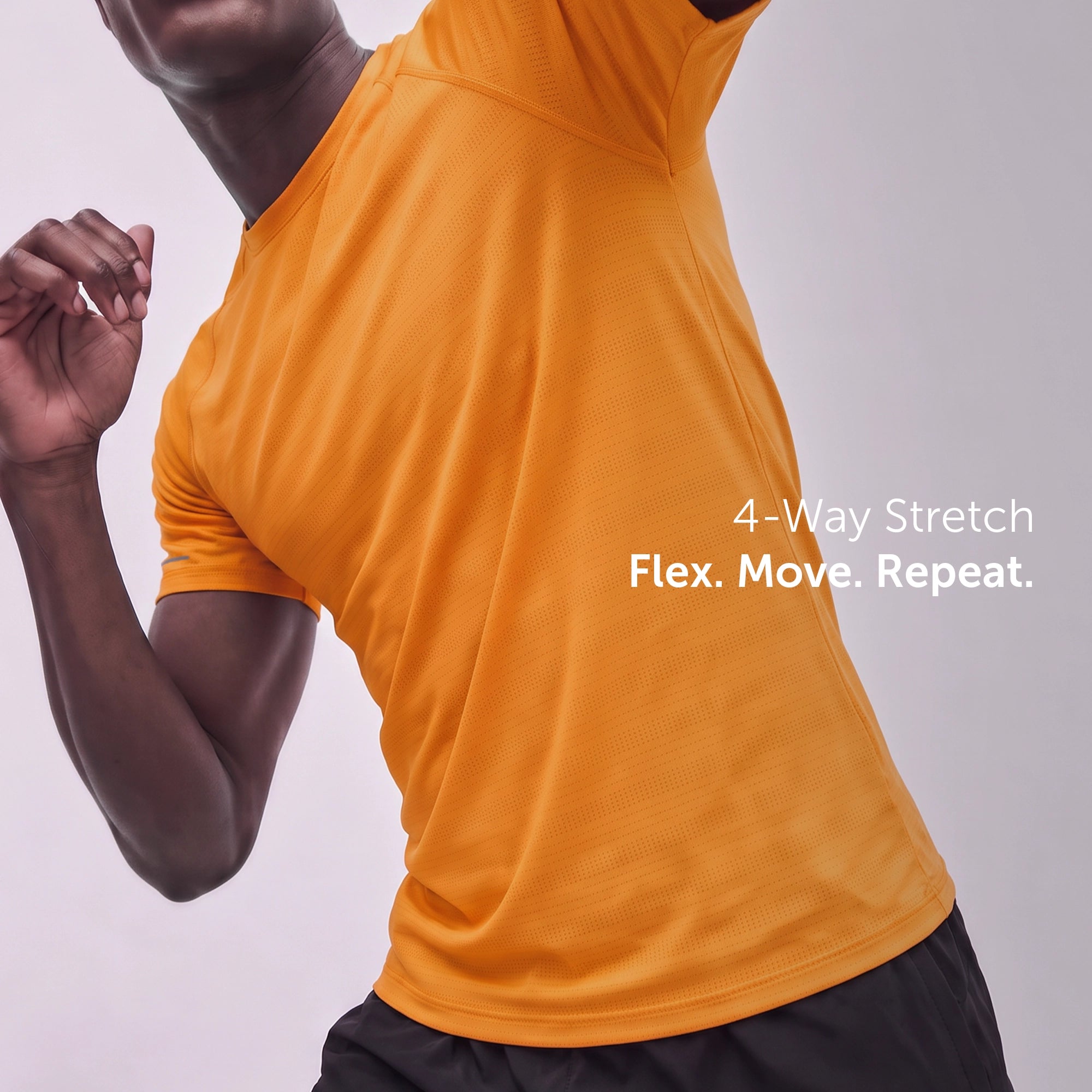 Quick-Dry Raglan T-shirt -  Saffron Orange
