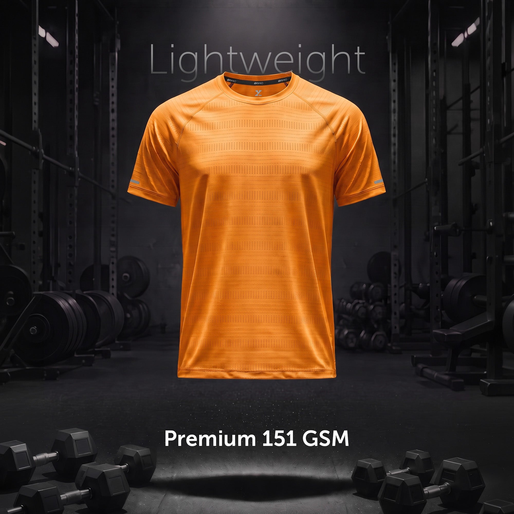 Quick-Dry Raglan T-shirt -  Saffron Orange