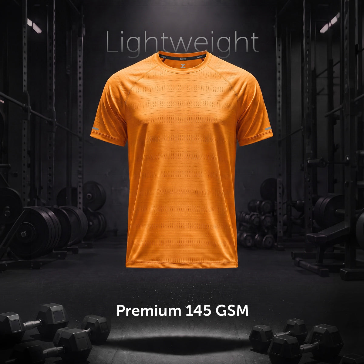 Quick-Dry Raglan T-shirt -  Saffron Orange