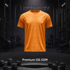 Quick-Dry Raglan T-shirt -  Saffron Orange