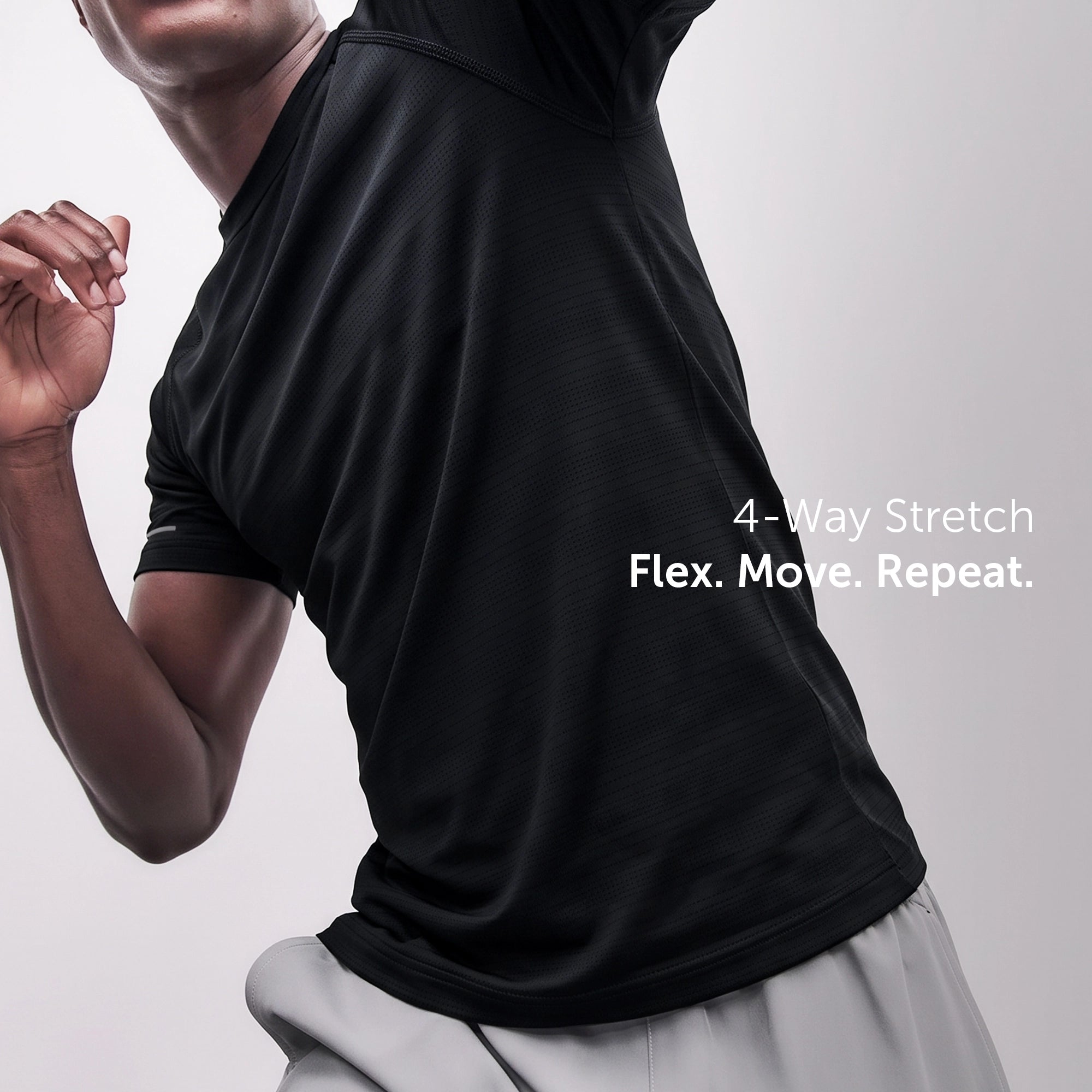 Quick-Dry Raglan T-shirt - Pitch Black