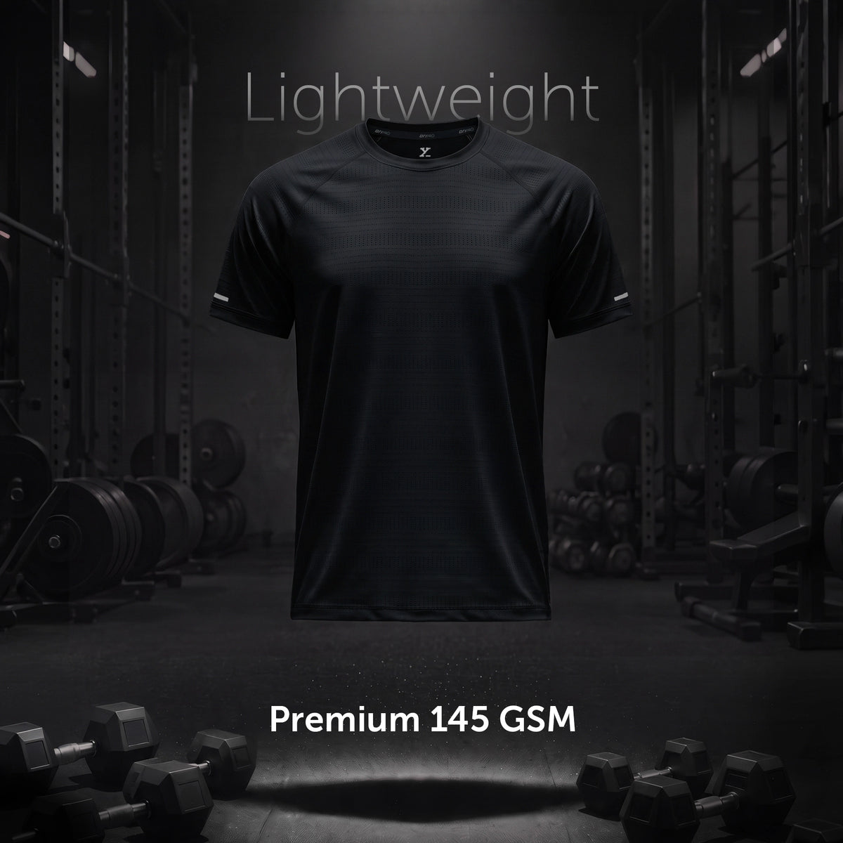 Quick-Dry Raglan T-shirt - Pitch Black