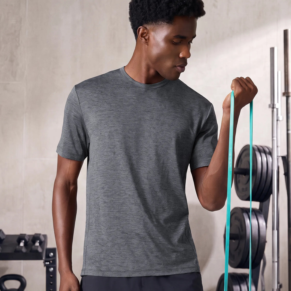 CoolMax Active T-shirt - Charcoal Grey Melange