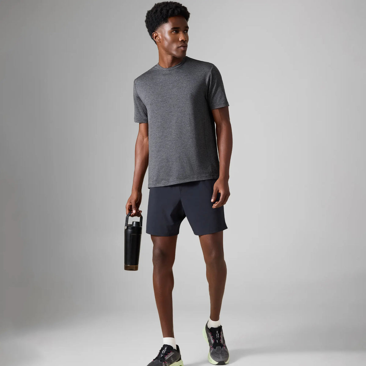 CoolMax Active T-shirt - Charcoal Grey Melange