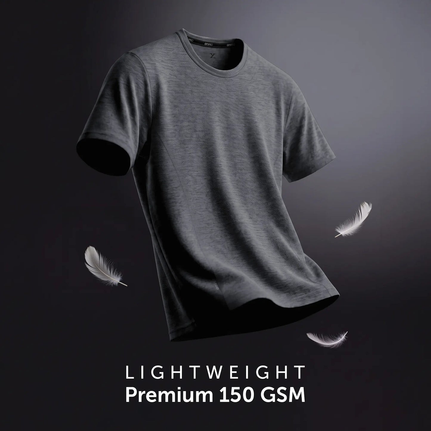 CoolMax Active T-shirt - Charcoal Grey Melange