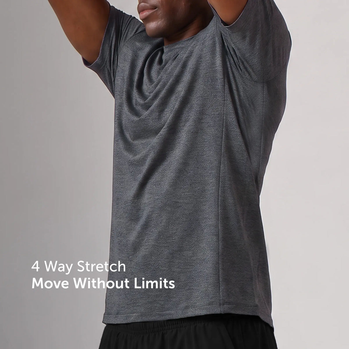 CoolMax Active T-shirt - Charcoal Grey Melange