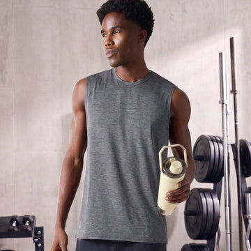 CoolMax Active Tank Top - Charcoal Grey Melange