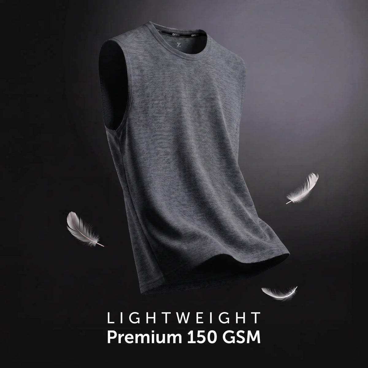CoolMax Active Tank Top - Charcoal Grey Melange