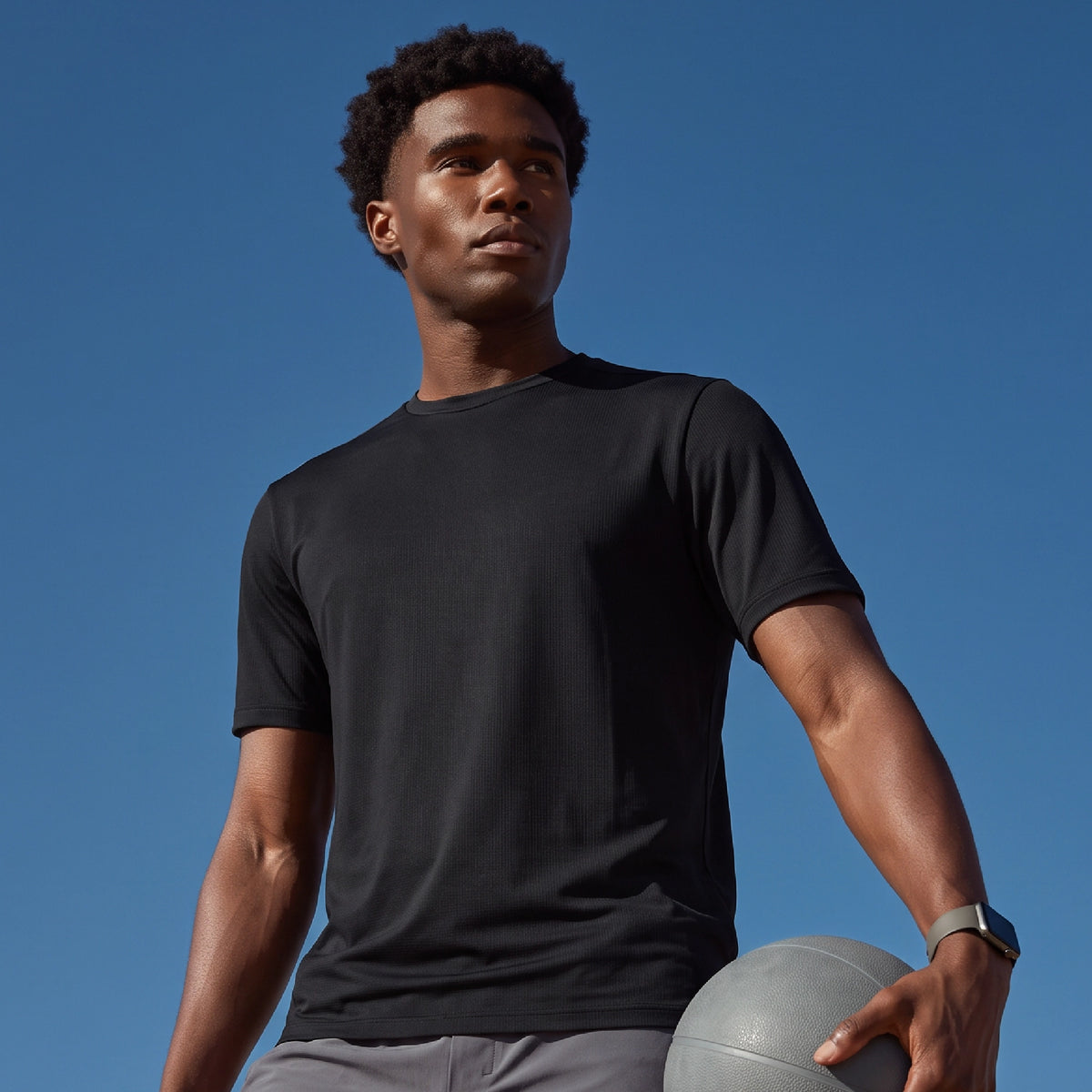 Everyday Active T-shirt - Regular Fit - Pitch Black