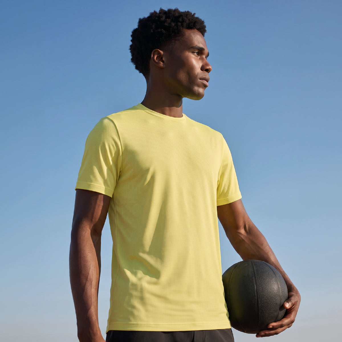 Everyday Active T-shirt - Regular Fit - Lime Yellow