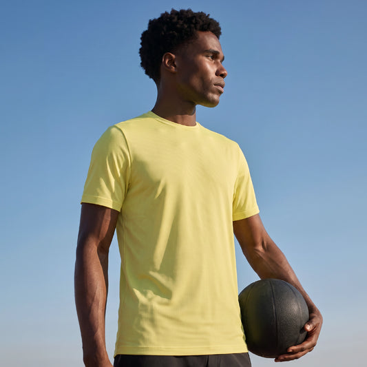 Everyday Active T-shirt - Regular Fit - Lime Yellow