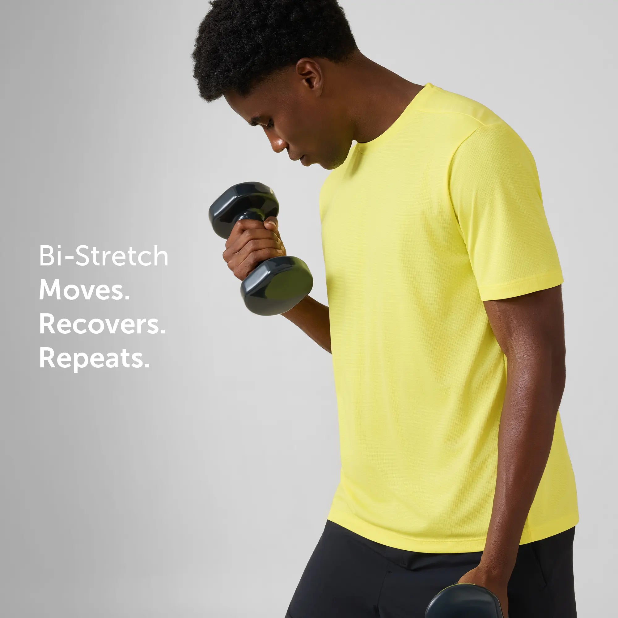 Everyday Active T-shirt - Regular Fit - Lime Yellow