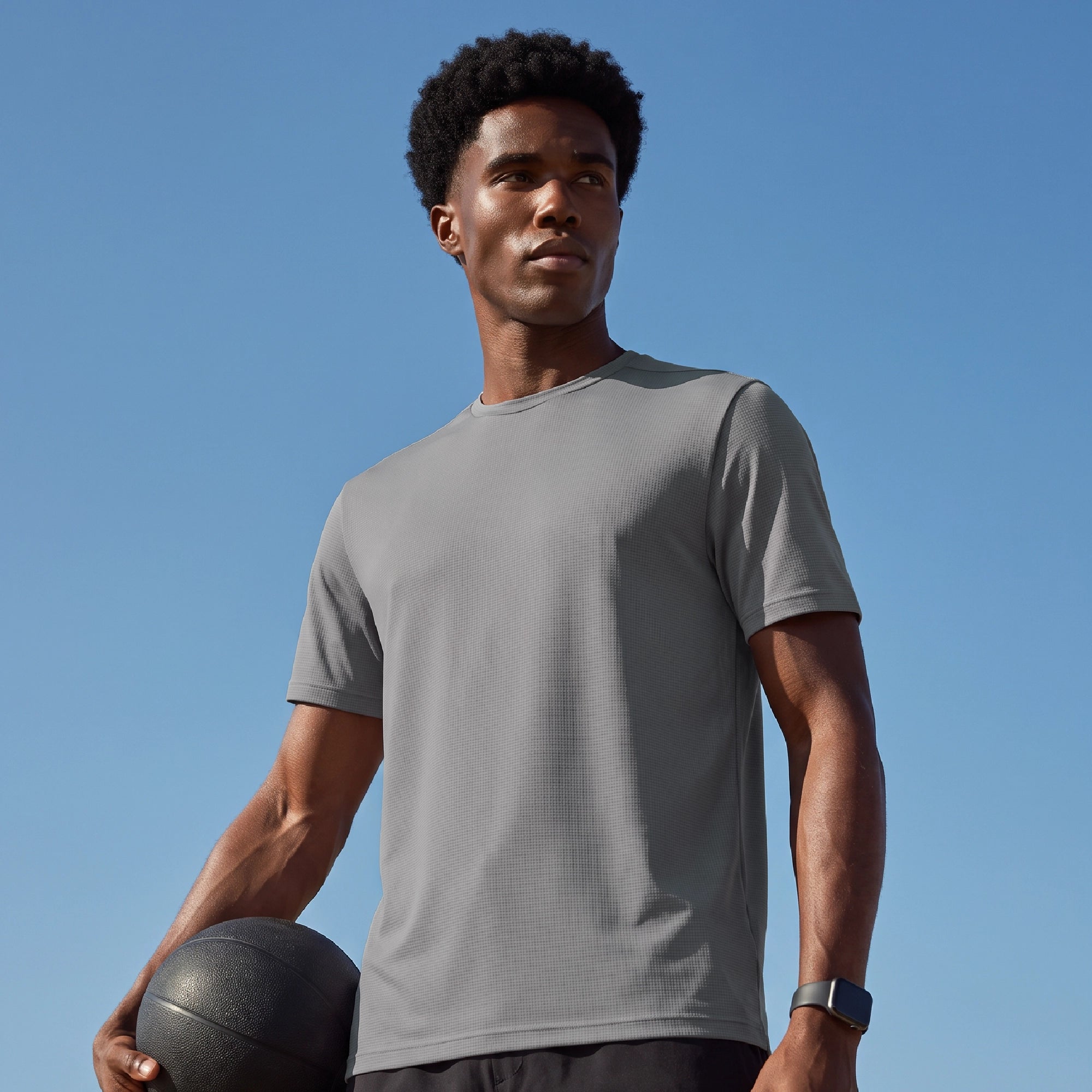 Everyday Active T-shirt - Regular Fit -  Ash Grey