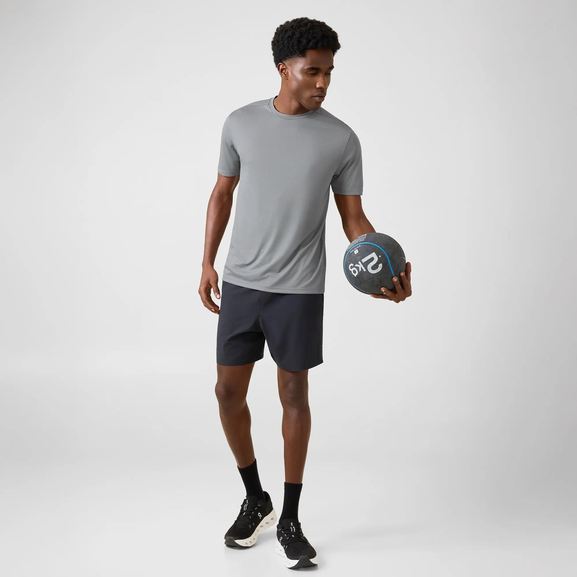Everyday Active T-shirt - Regular Fit -  Ash Grey