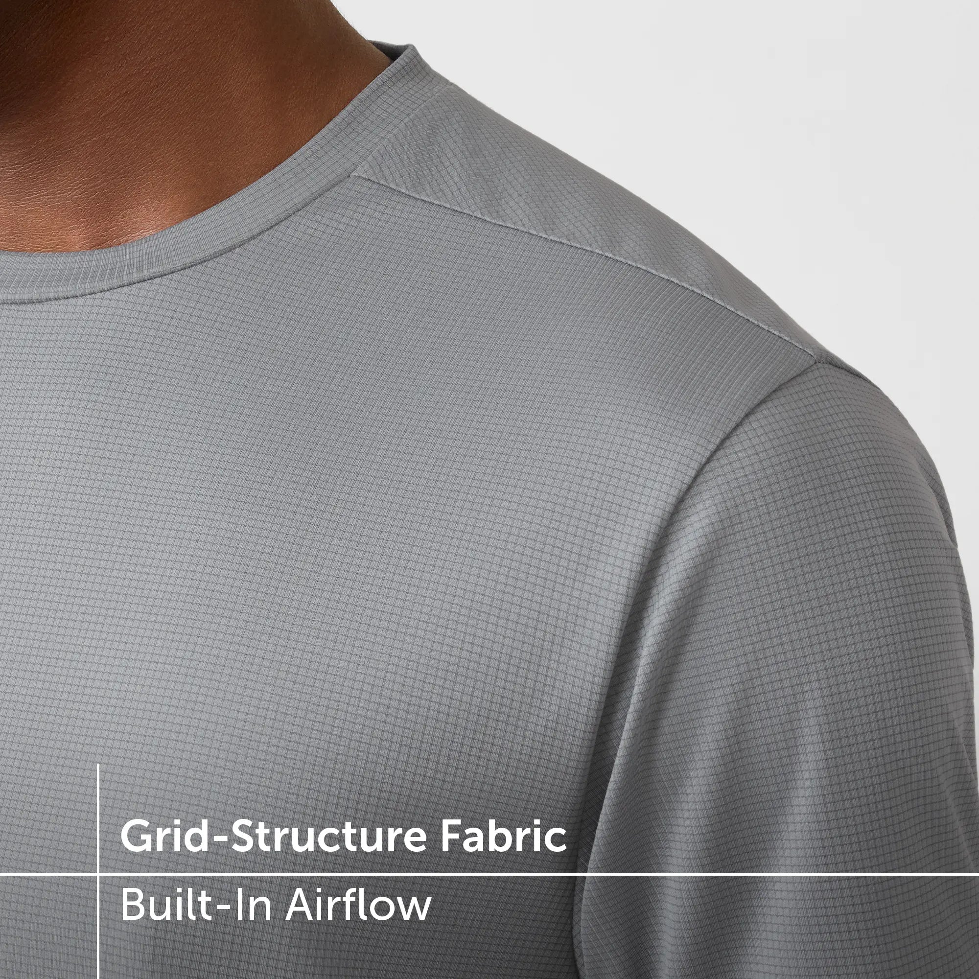 Everyday Active T-shirt - Regular Fit -  Ash Grey