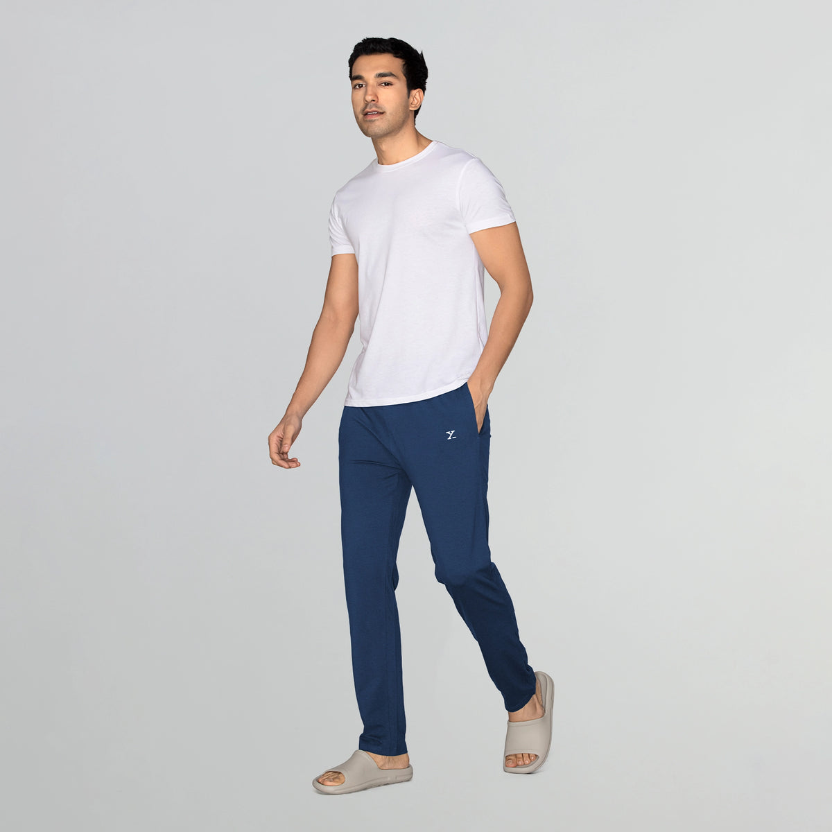 Ace Modal Cotton Lounge Pants Estate Blue