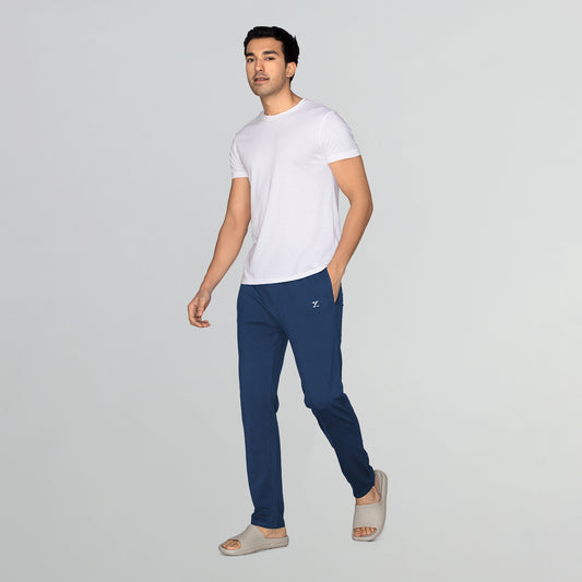 Ace Modal Cotton Lounge Pants Estate Blue