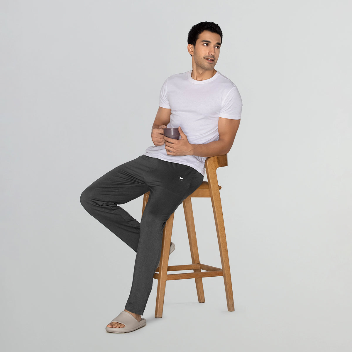Ace Modal Cotton Lounge Pants Graphite Grey