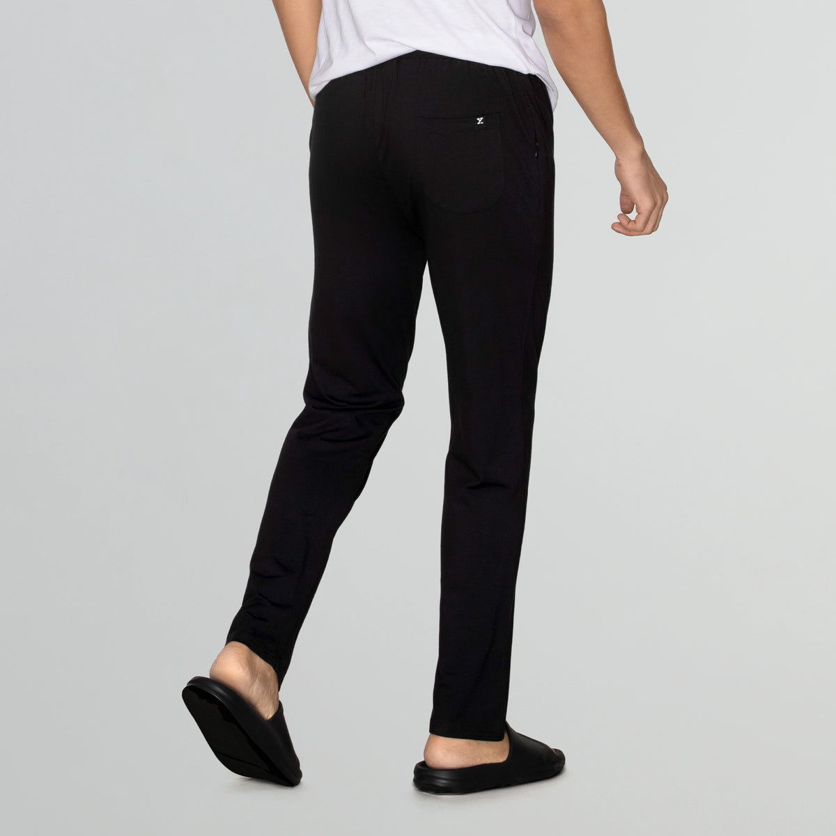 Ace Modal Cotton Lounge Pants Pitch Black