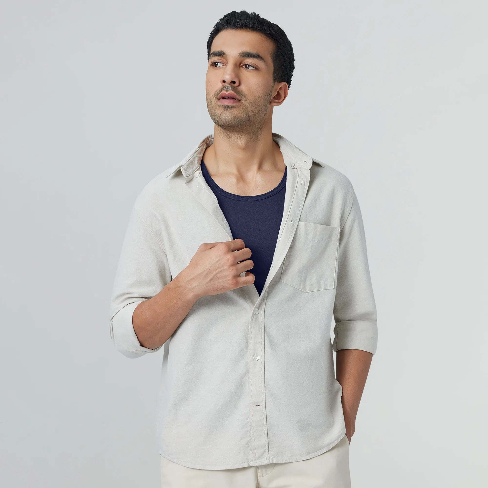 Ace Modal Cotton Vest Midnight Blue