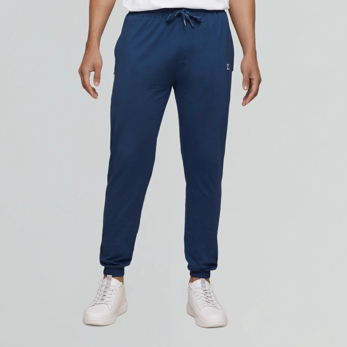 Ace Modal-Cotton Joggers Estate Blue