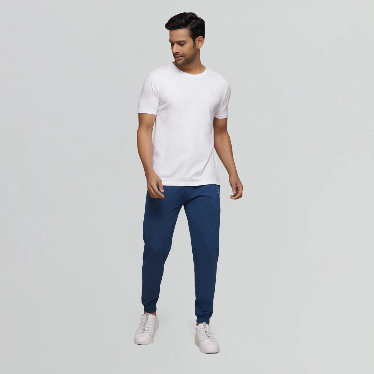 Ace Modal-Cotton Joggers Estate Blue