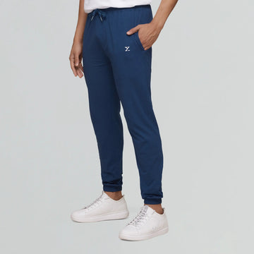 Ace Modal-Cotton Joggers Estate Blue