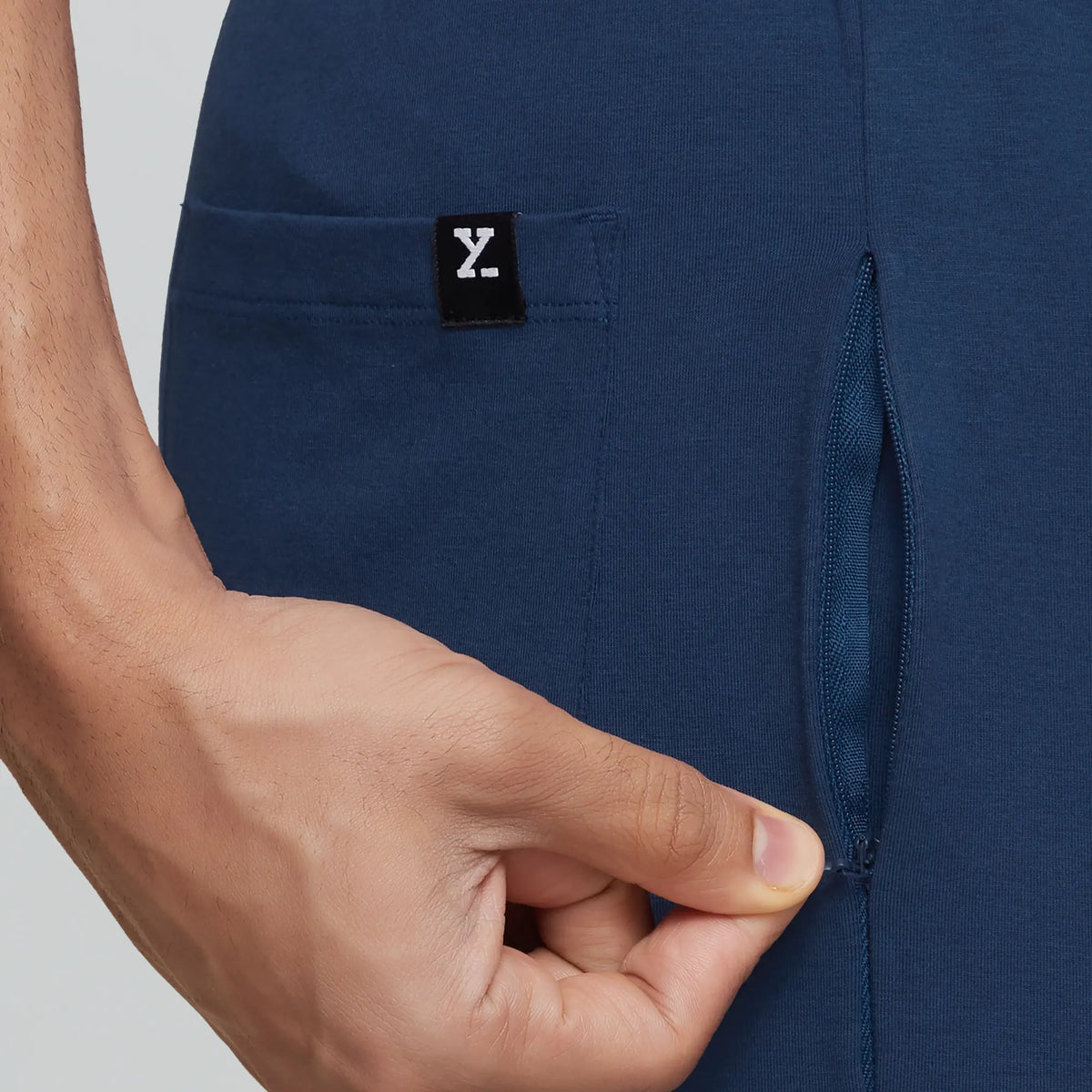 Ace Modal-Cotton Joggers Estate Blue